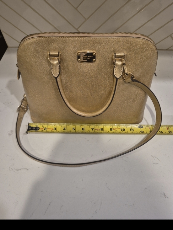Michael Kors Metallic Gold Shoulder Bag main image 1